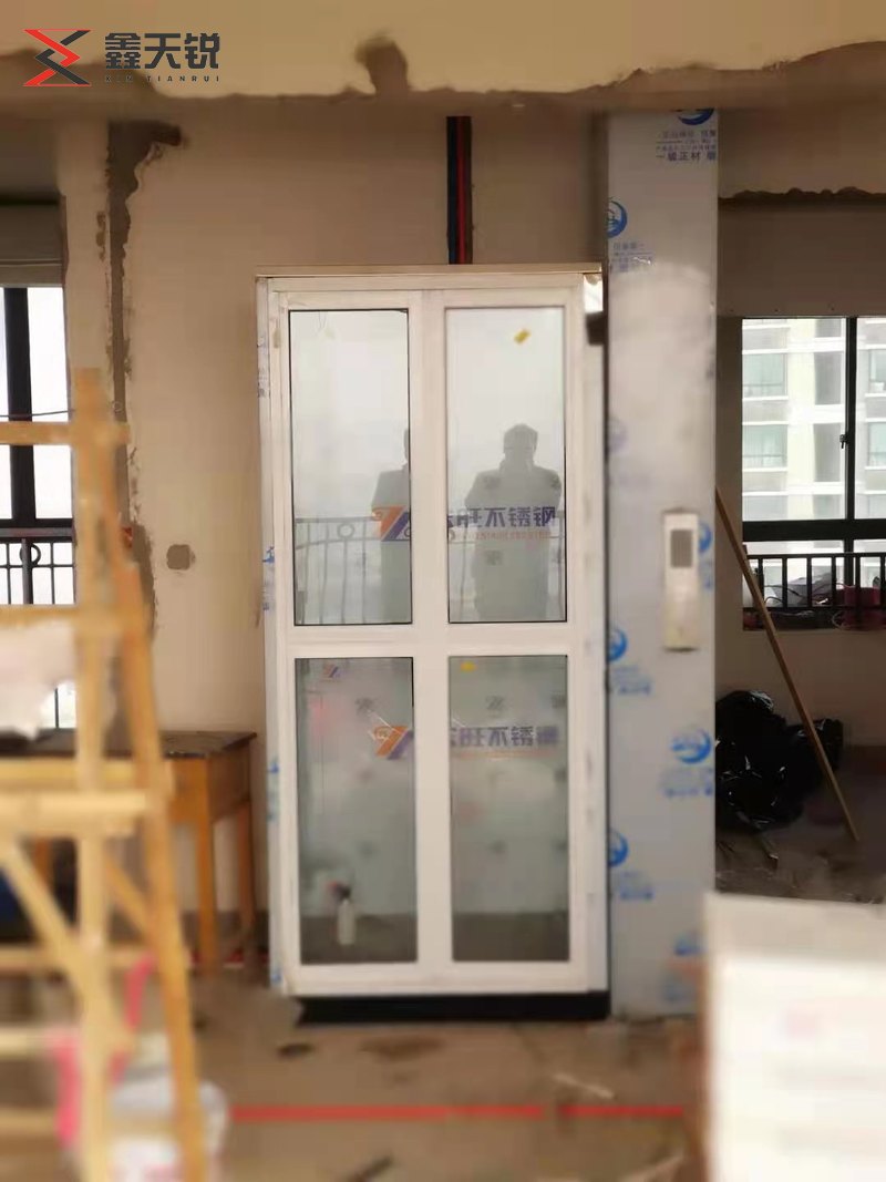 伊犁曳引家用电梯
